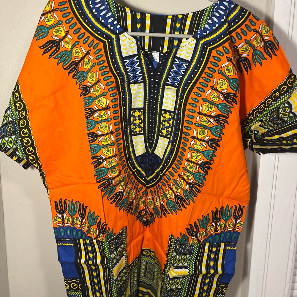 Vibrant Dashiki Top